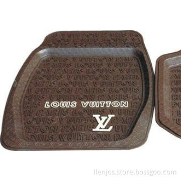 Custom Brown Rubber Car Floor Mats Anti Slip Recycled Rubbe